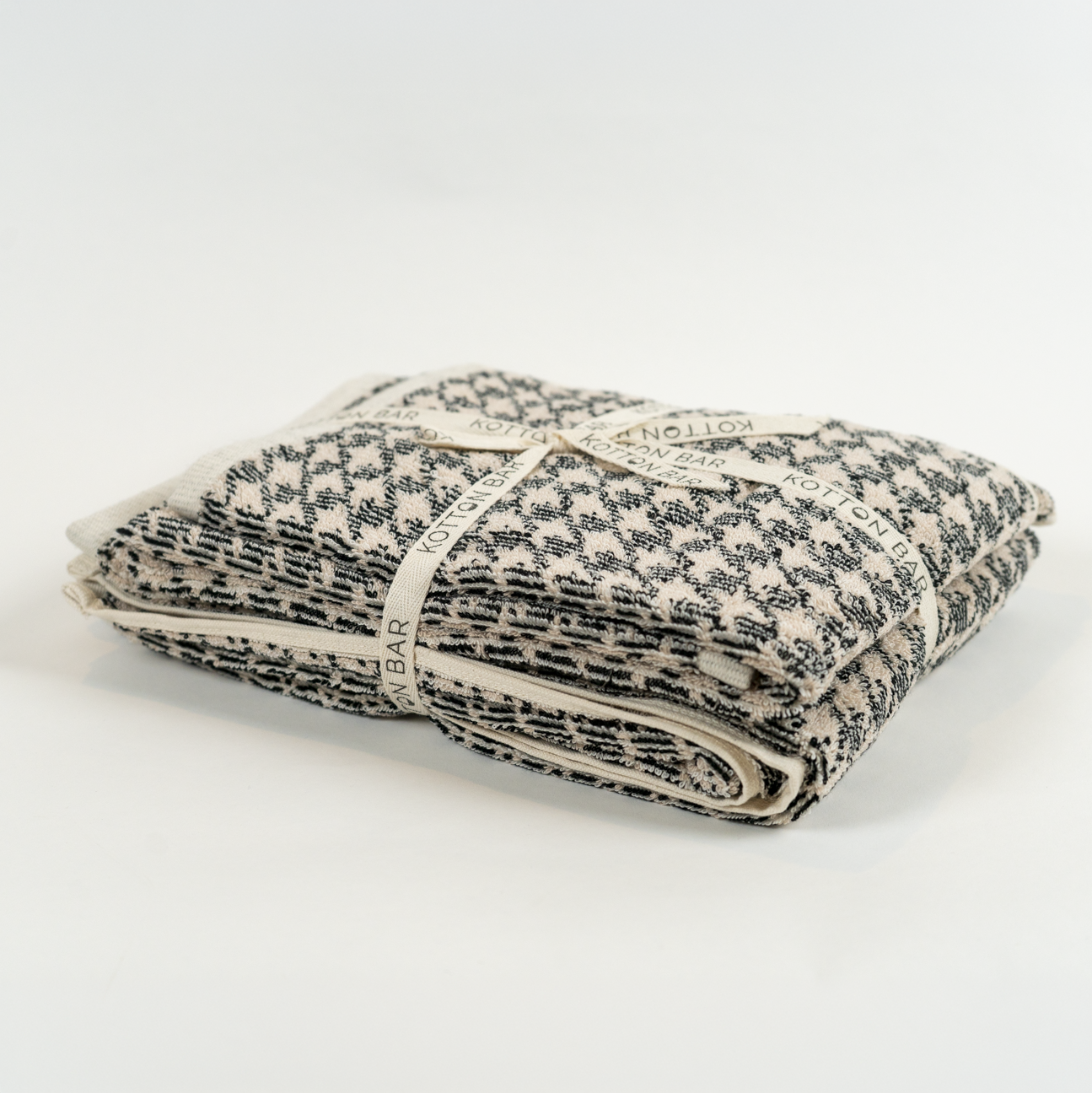 Turkish Cotton Hound's-tooth Plush Towel