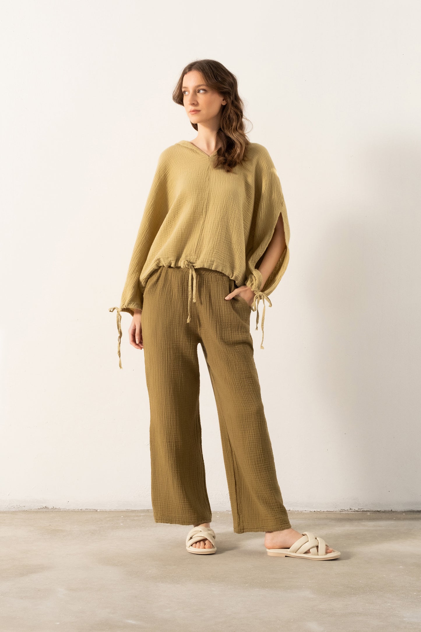 Muslin Double Face Pants