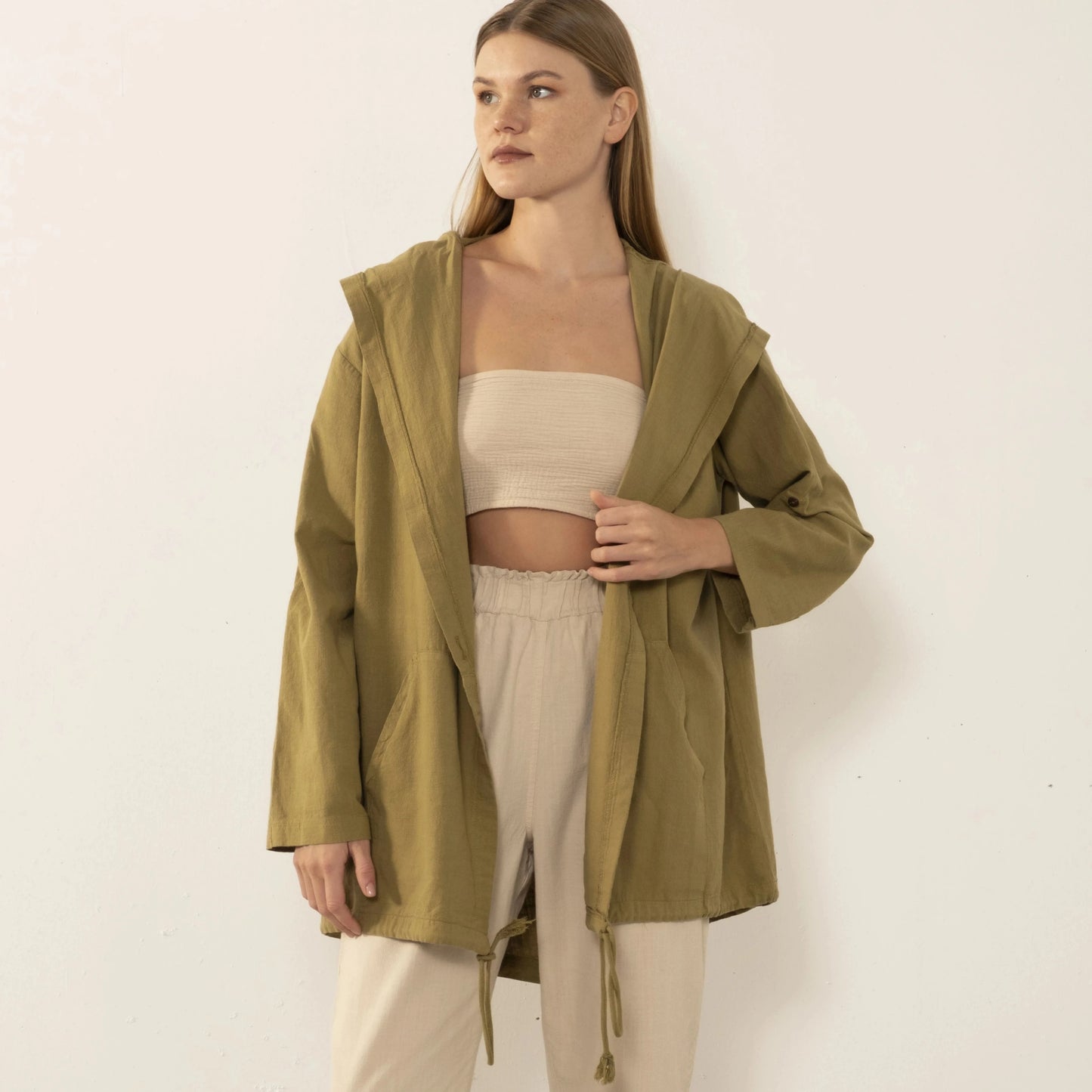 KANGAROO JACKET WITH POCKETS