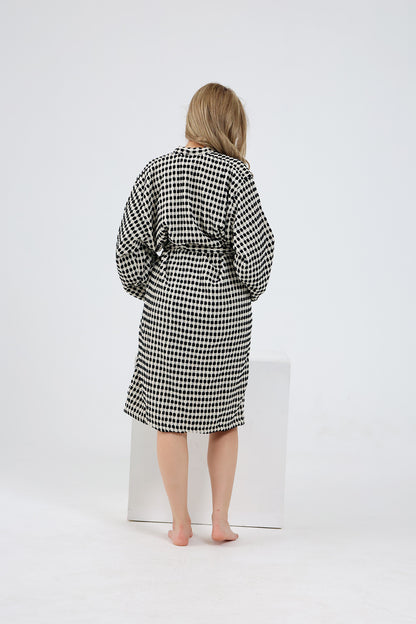 Dotted Bathrobe