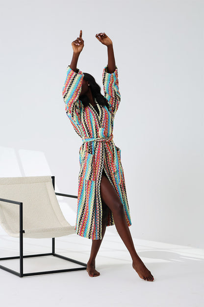 Dotted Bathrobe