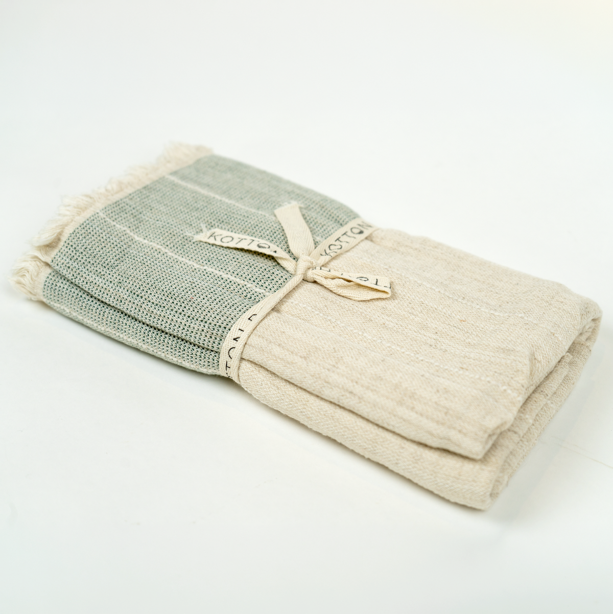Leaf Linen Peshtemal Towel