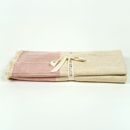 Leaf Linen Peshtemal Towel