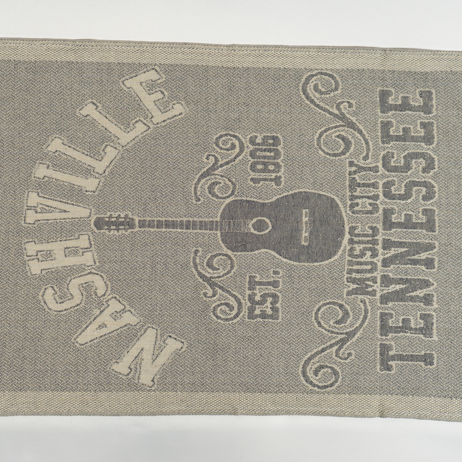 Music City Herringbone Tea/Bar Towel