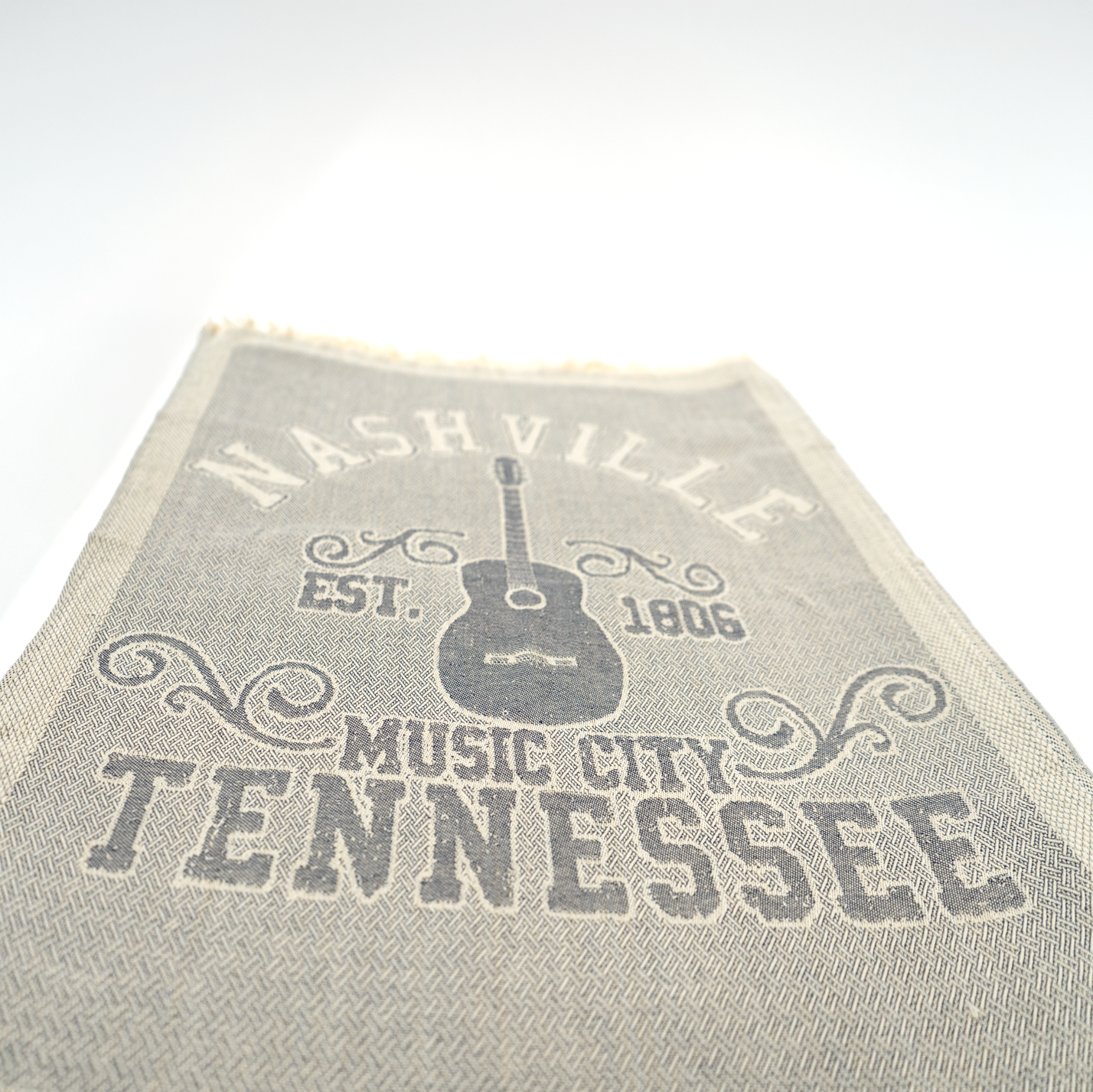 Music City Herringbone Tea/Bar Towel