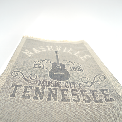 Music City Herringbone Tea/Bar Towel