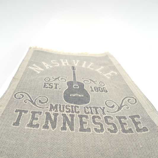 Music City Herringbone Tea/Bar Towel