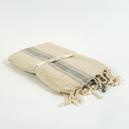 Linen Stripe Peshtemal Towel