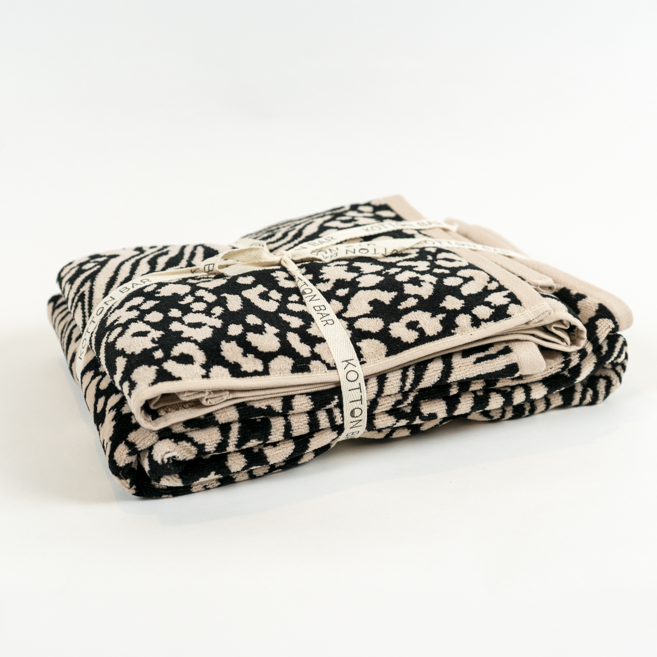 Turkish Cotton Safari Print Plush Towel