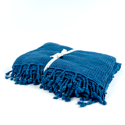 Aegean Waffle Weave Throw