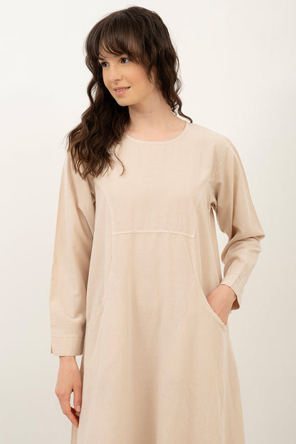 Cupped Cotton Maxi Boho Dress