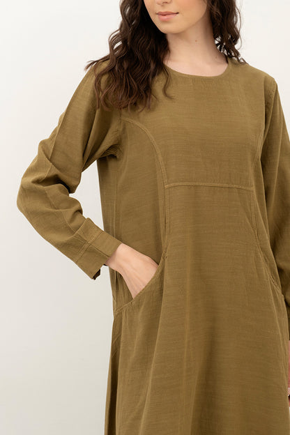 Cupped Cotton Maxi Boho Dress