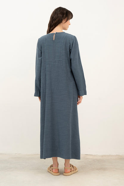 Cupped Cotton Maxi Boho Dress