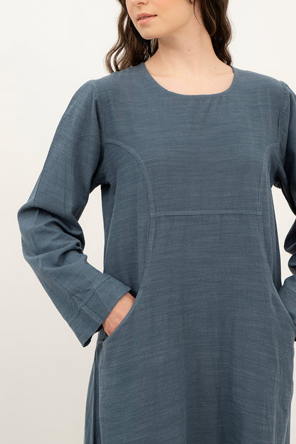 Cupped Cotton Maxi Boho Dress