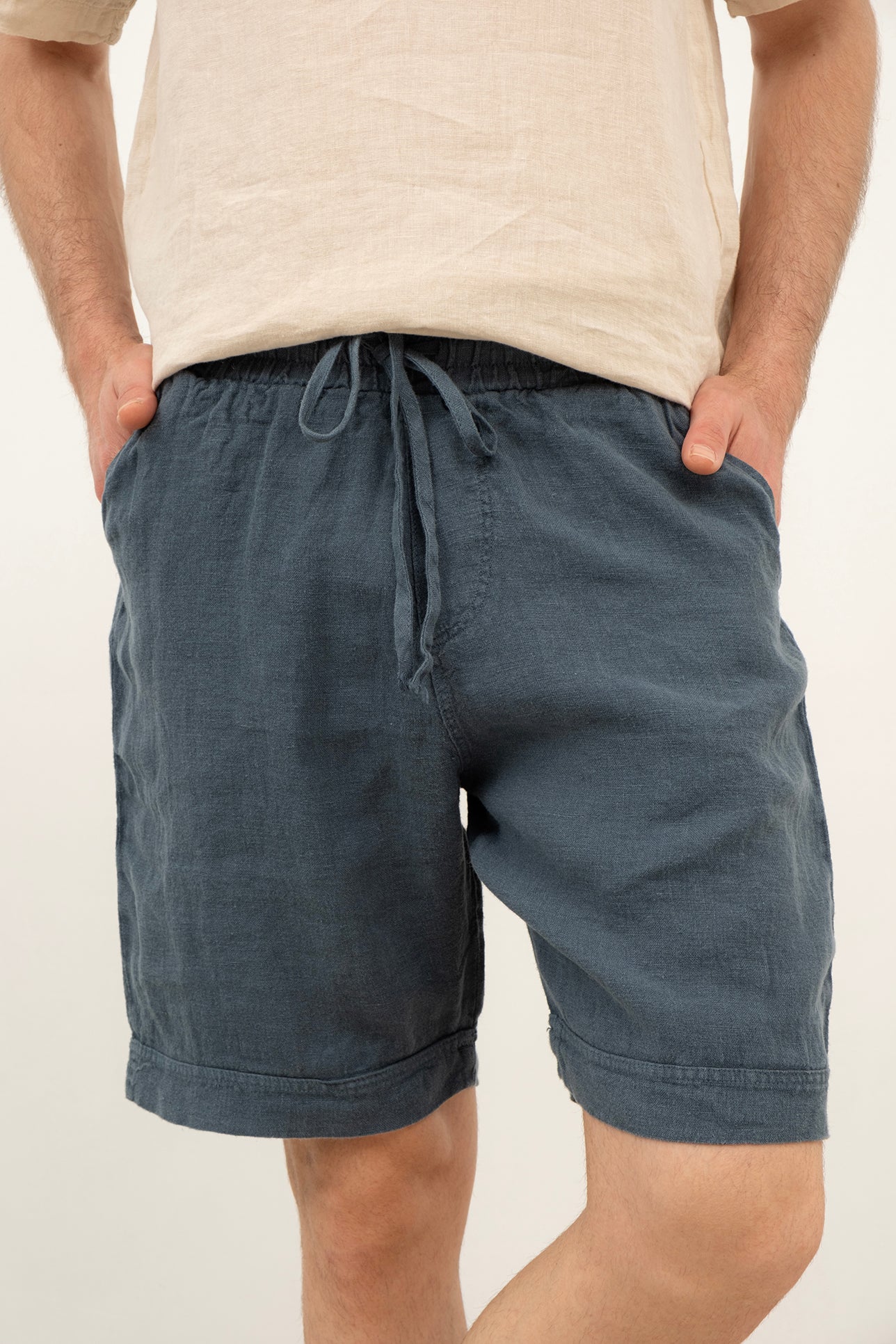 MEN LINEN SHORTS
