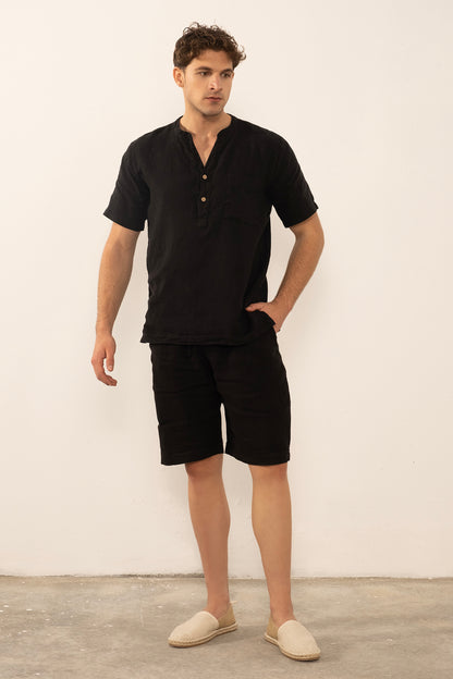 MEN LINEN SHORTS