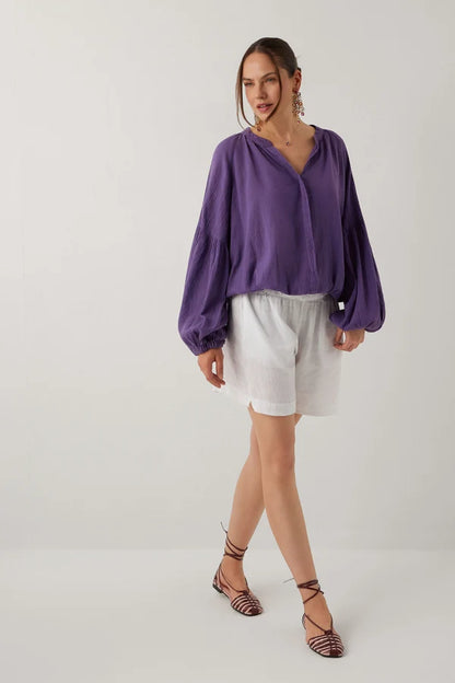 Breeze Balloon Sleeve Blouse