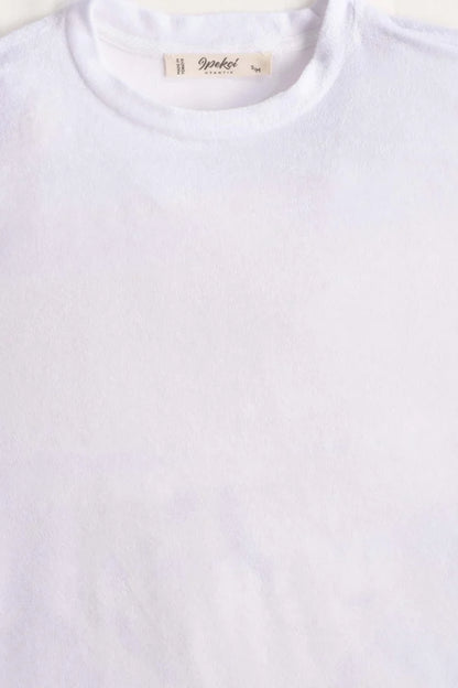 Terry Modal Crew Neck T-Shirt