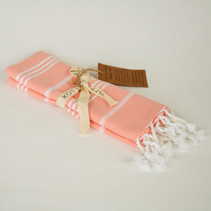 CLASSIC STRIPE PESHTEMAL HAND/ HAIR TOWEL