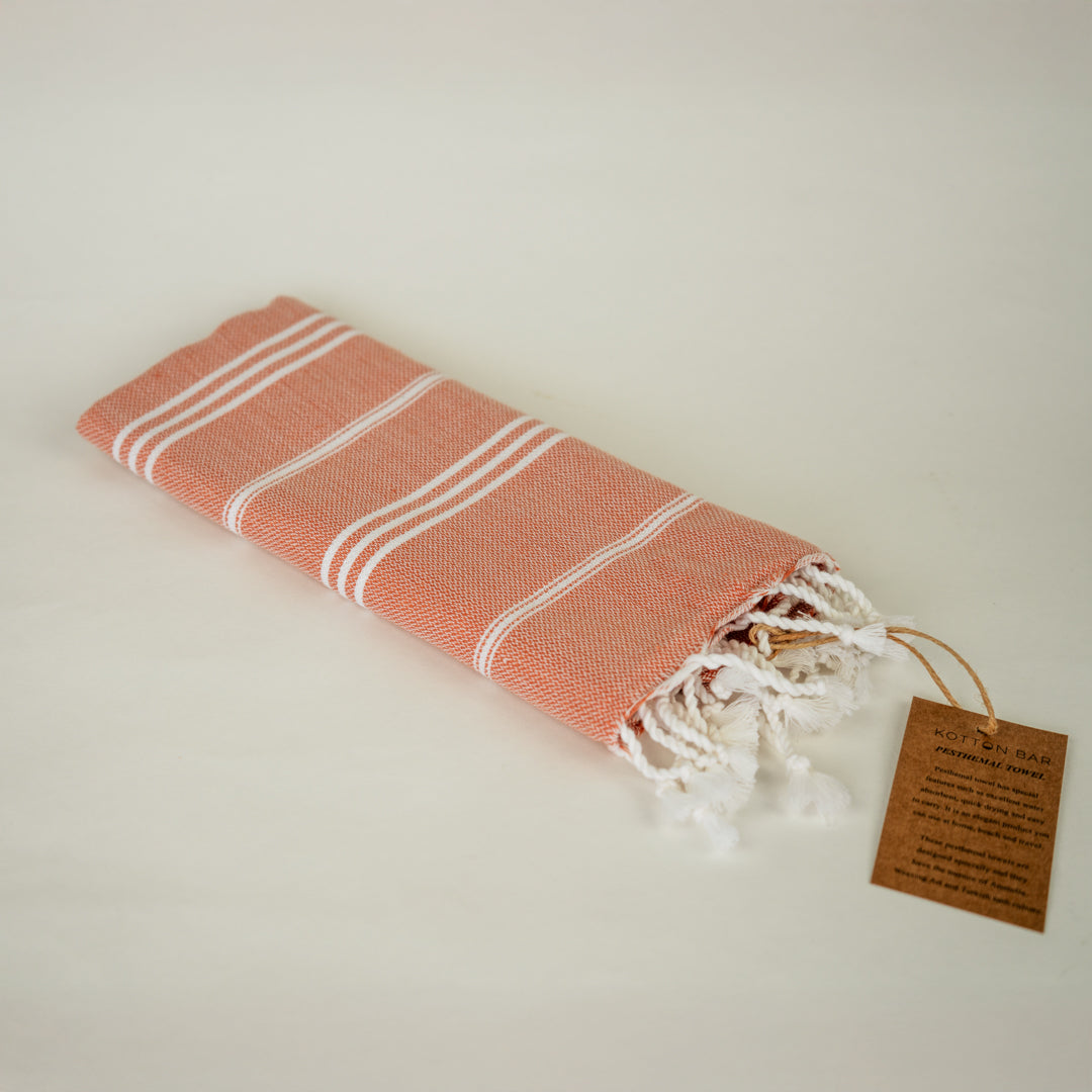 CLASSIC STRIPE PESHTEMAL HAND/ HAIR TOWEL