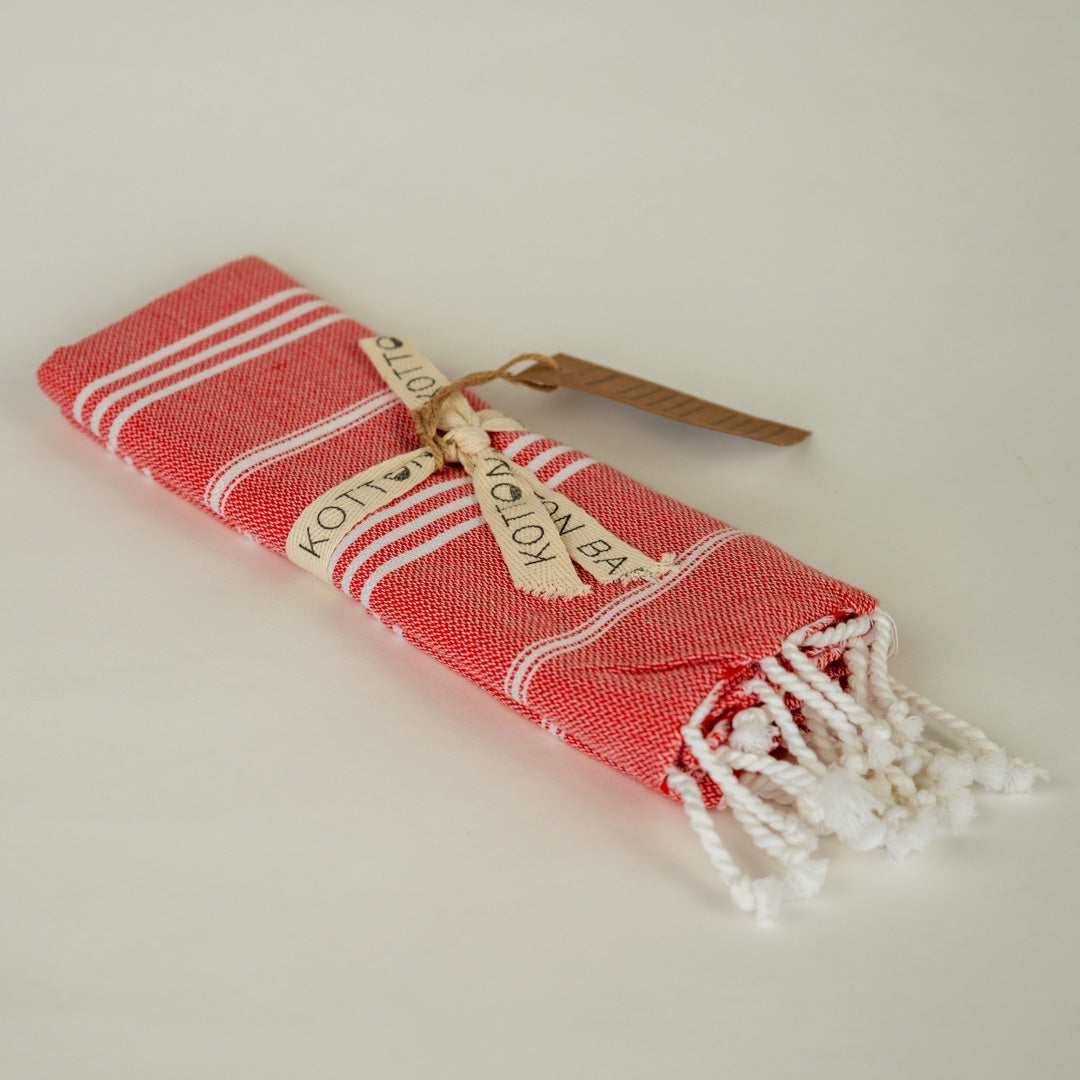 CLASSIC STRIPE PESHTEMAL HAND/ HAIR TOWEL