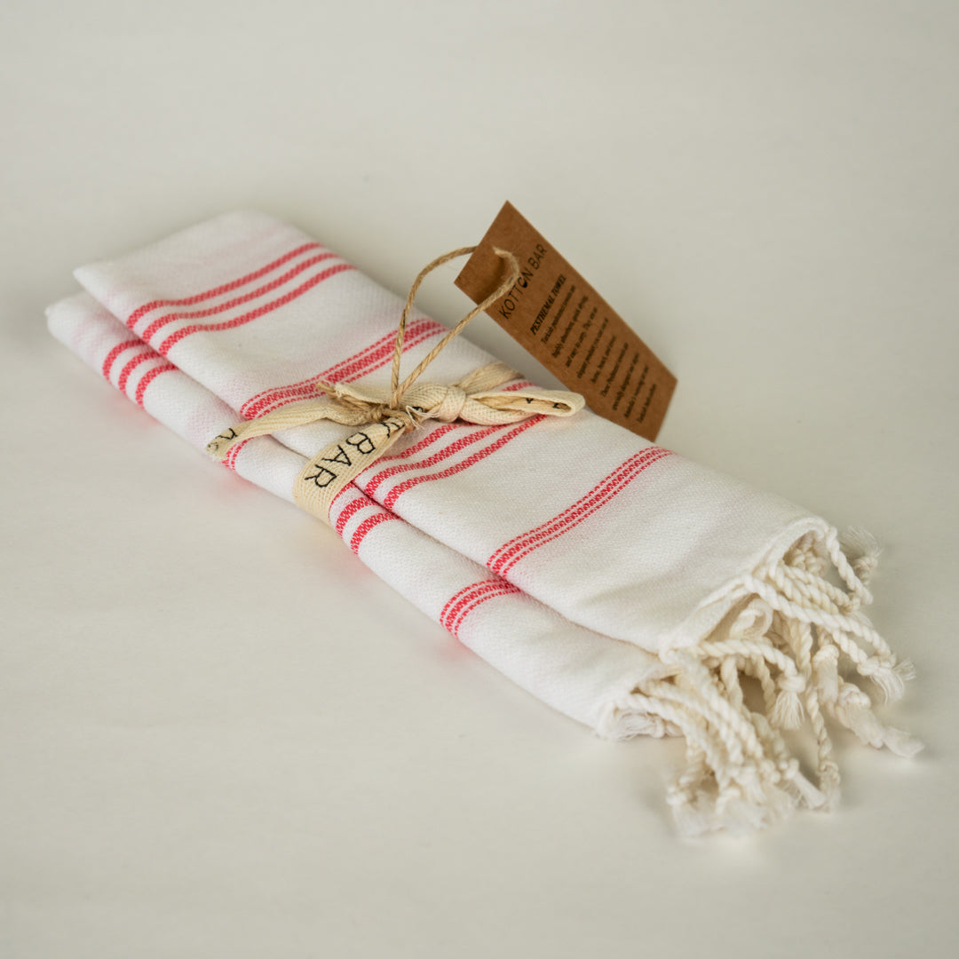 CLASSIC STRIPE PESHTEMAL HAND/ HAIR TOWEL