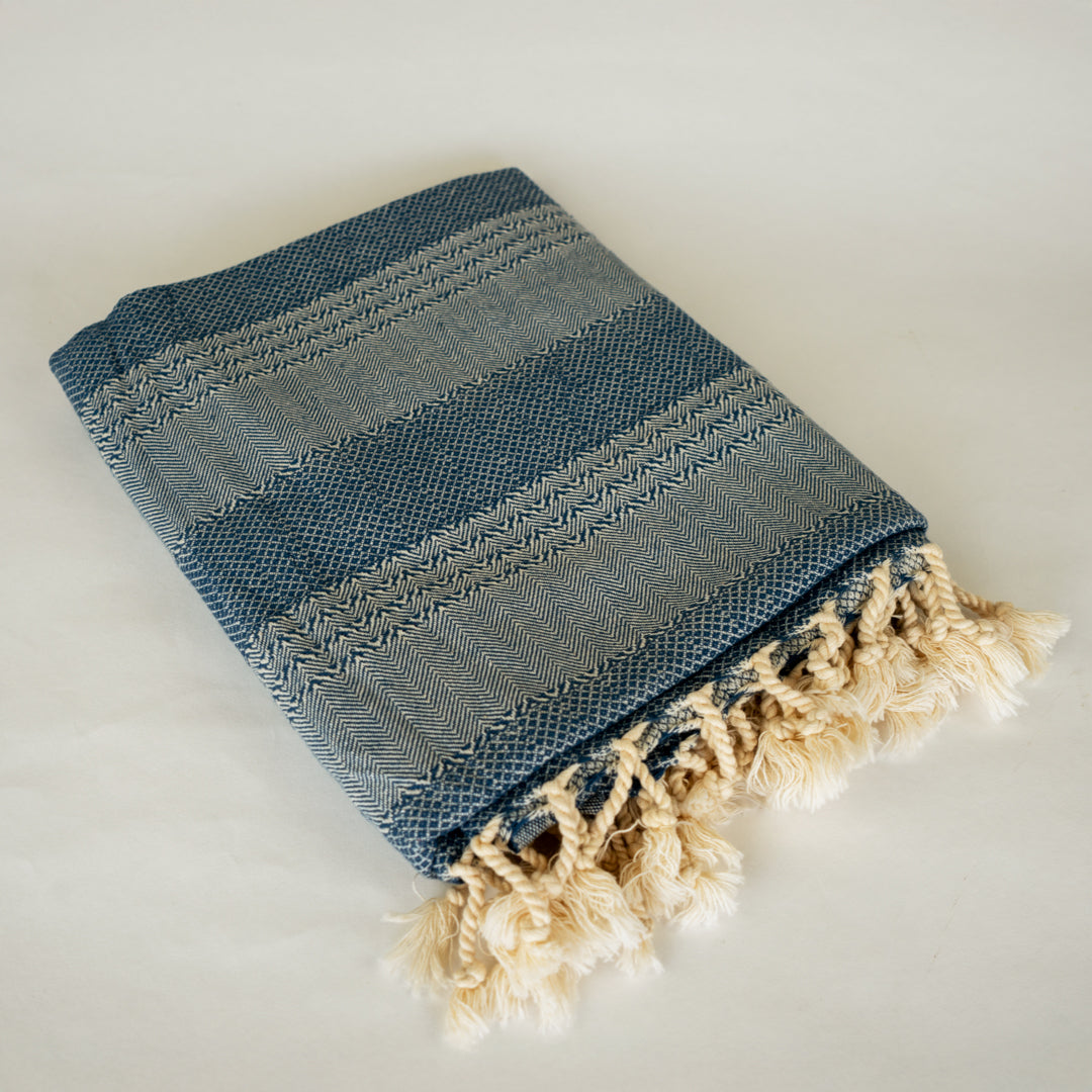 WOVEN DIAMOND PESHTEMAL TOWEL