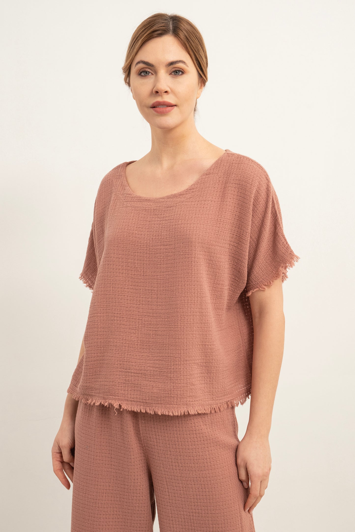 BAT SHORT SLEEVE COTTON TOPS