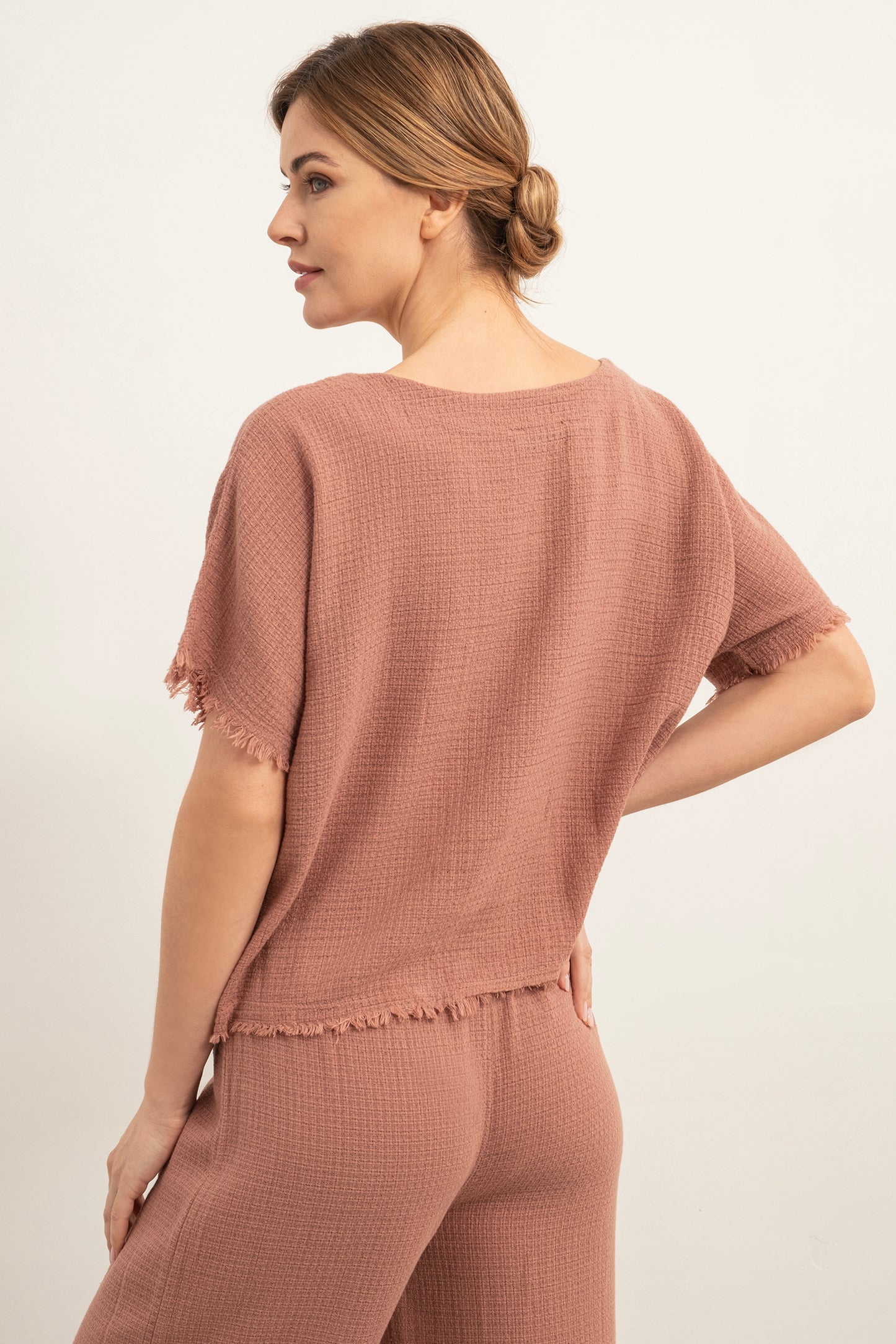 BAT SHORT SLEEVE COTTON TOPS