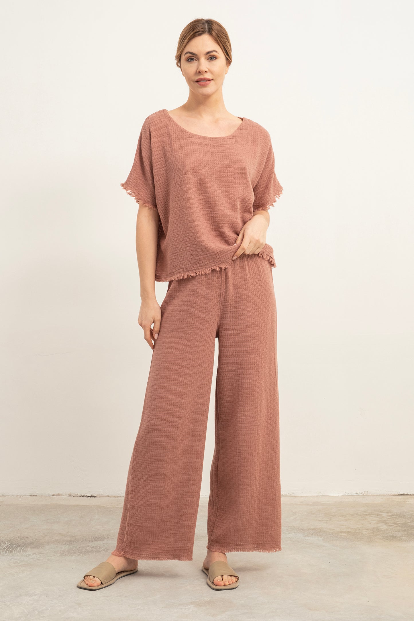 BAT SHORT SLEEVE COTTON TOPS