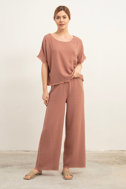 BAT SHORT SLEEVE COTTON TOPS