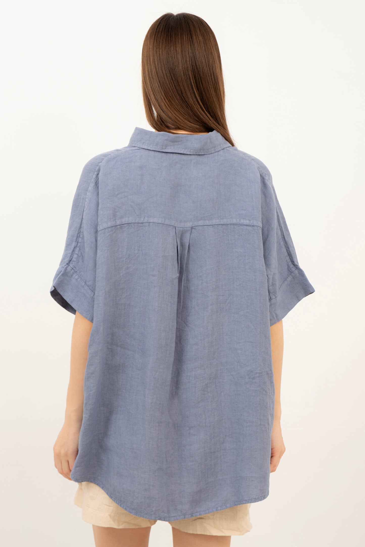 SHORT SLEEVE LINEN SHIRT