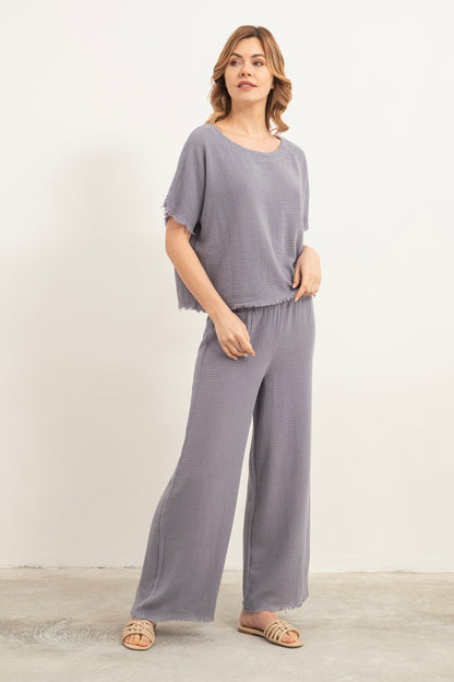 BAT SHORT SLEEVE COTTON TOPS