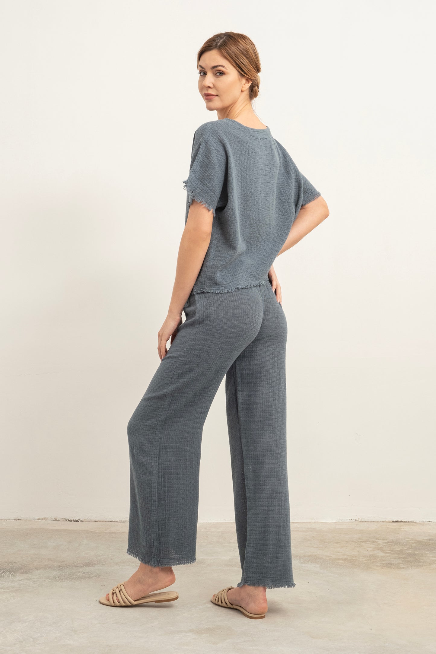 BAT SHORT SLEEVE COTTON TOPS