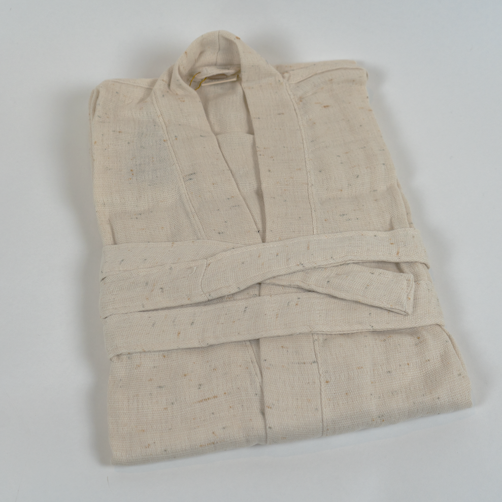 Sandy Muslin Bathrobe