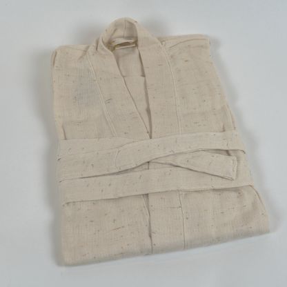 Sandy Muslin Bathrobe