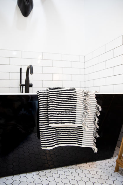 STRIPED HAND TOWEL