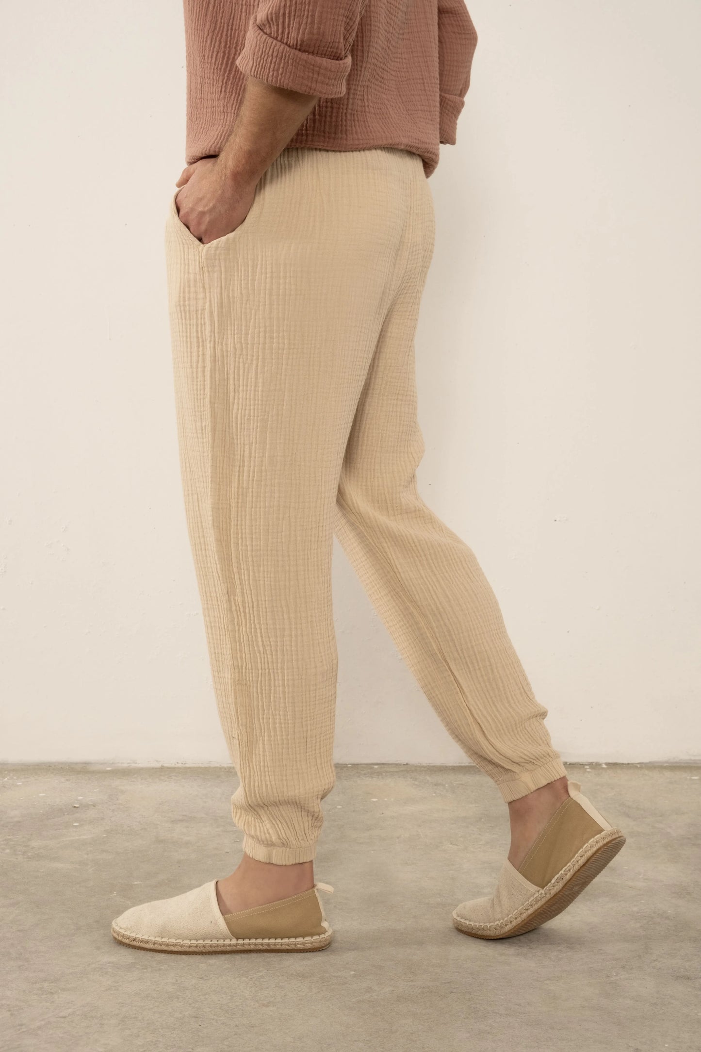 UNISEX JOGGER MUSLIN PANTS