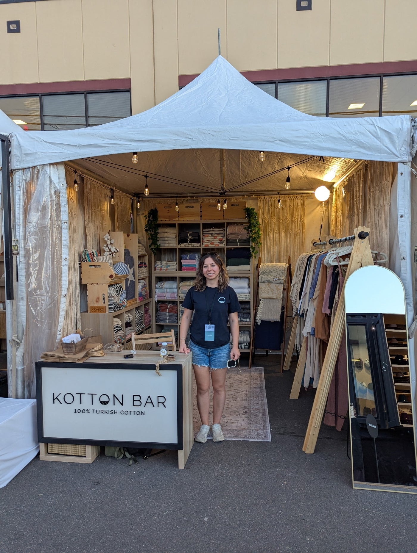 Kotton Bar festival booth